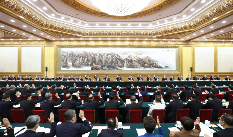 党的二十大主席团举行第一次会议 习近平出席会议并作重要讲话「相关图片」